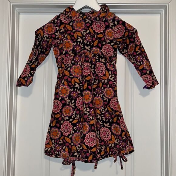 Hanna Andersson Other - HANNA ANDERSSON girls corduroy autumn floral dress. Size 110 (5)